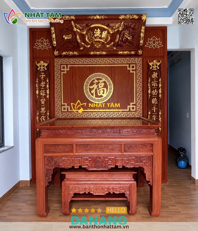 Bàn thờ đẹp tại Nhất Tâm