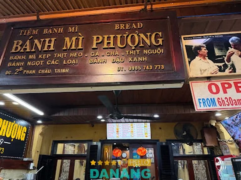 Bánh mì Phượng: 2b Phan Chu Trinh, P. Hội An