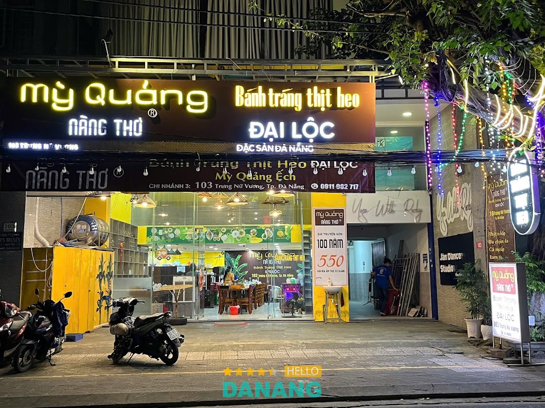 Bánh tráng thịt heo Quán Cốm Đại Lộc Đà Nẵng