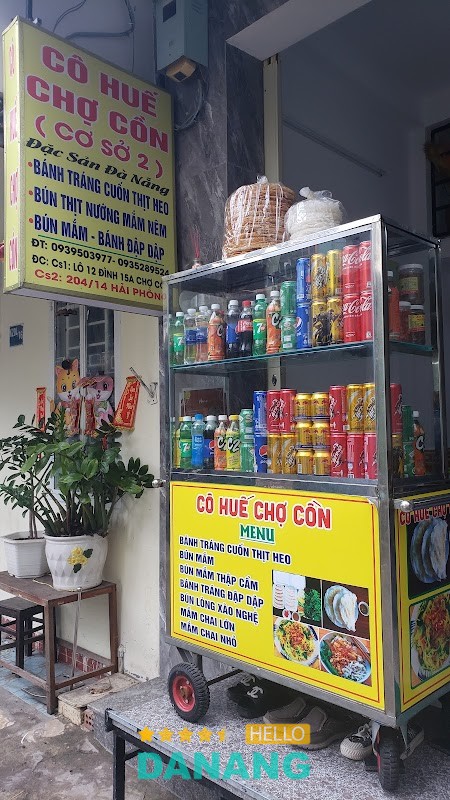 Cô Huế (cơ sở 2) - Bánh tráng cuốn thịt heo Đà Nẵng