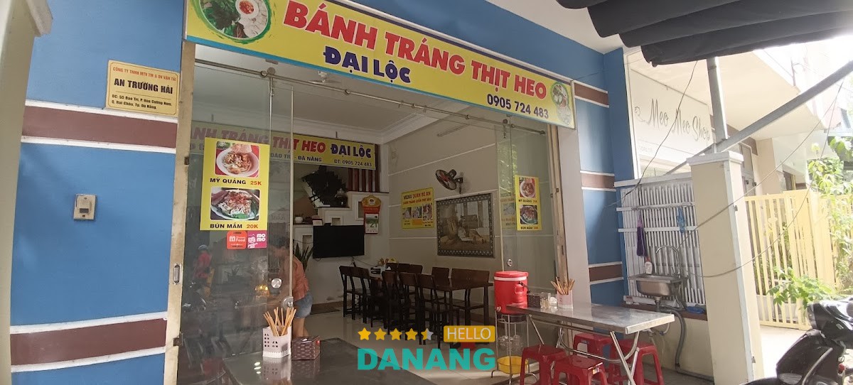 Bánh tráng cuốn thịt heo Đại Lộc Đà Nẵng