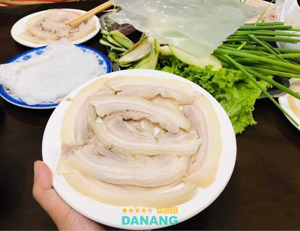 Bánh tráng cuốn thịt heo Đại Lộc hình ảnh 2