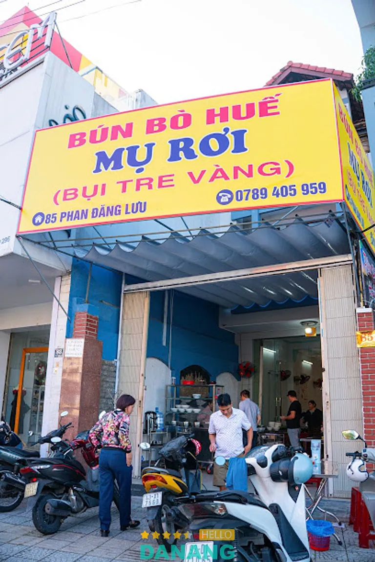 Bún bò Huế Mụ Rơi: 85 Phan Đăng Lưu, P. Hoà Cường