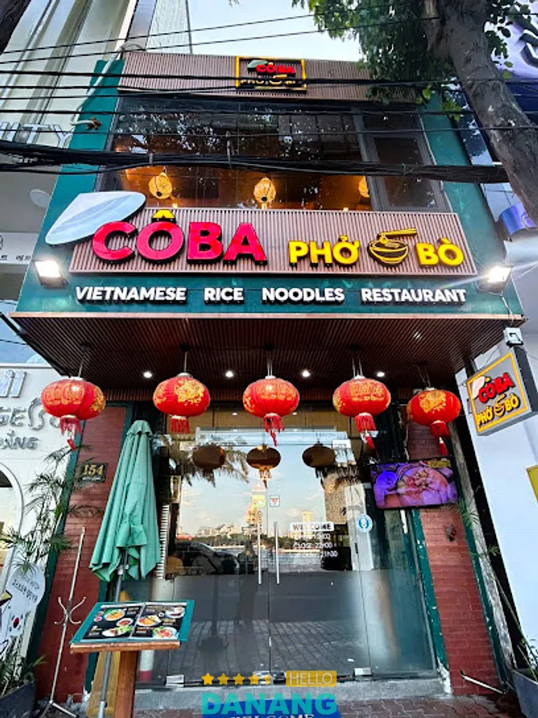 Cô Ba Phở bò: 154 Bạch Đằng, P. Hải Châu