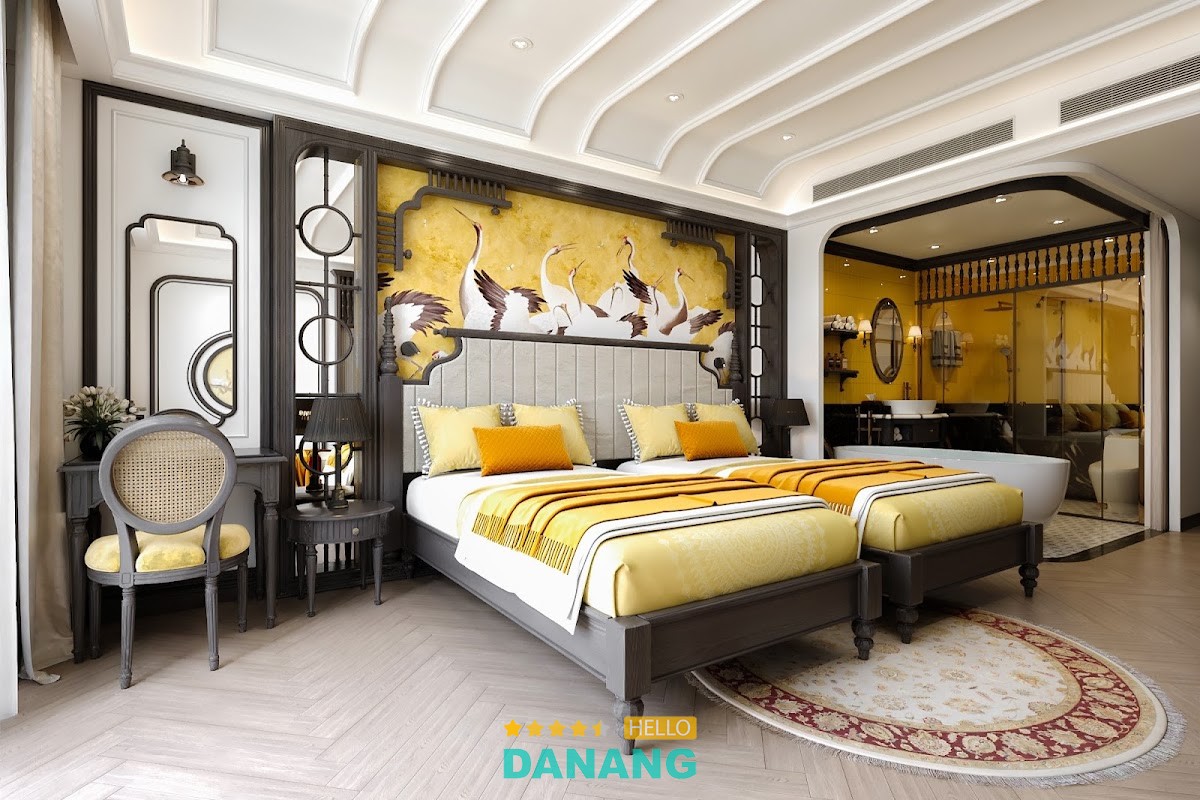 Phòng nghỉ tại Grand Sunrise Palace Hội An