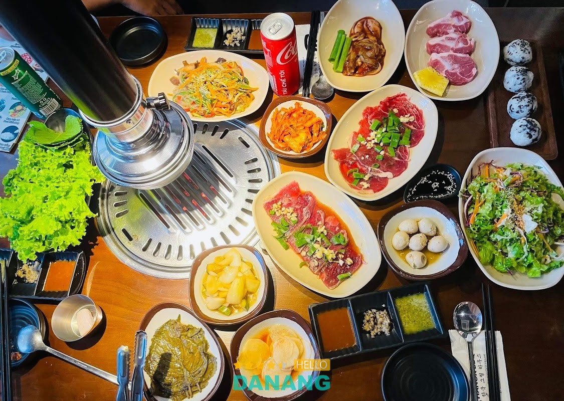 Món ăn tại HANOK BBQ Hội An