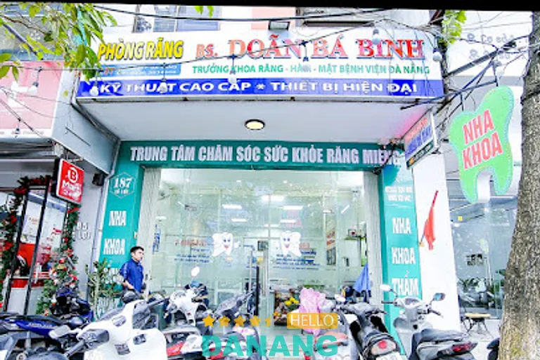 Nha khoa Doãn Bá Bình: 187 Lê Lợi, P. Hải Châu