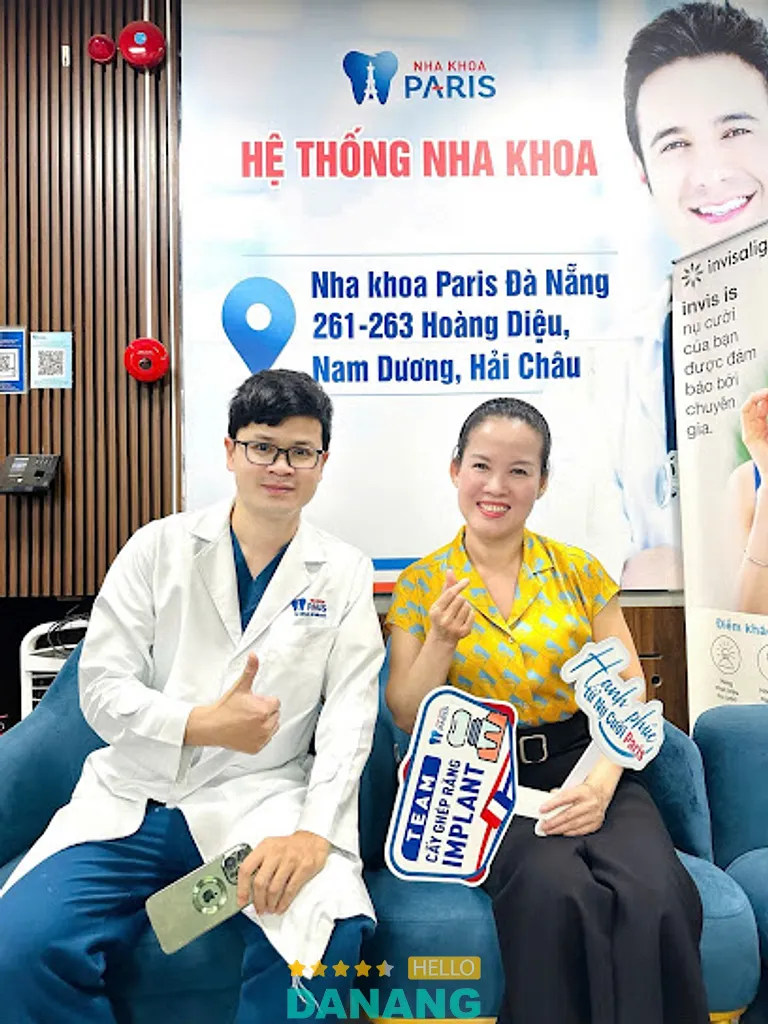Nha Khoa Paris: 261-263 Hoàng Diệu, P. Hải Châu