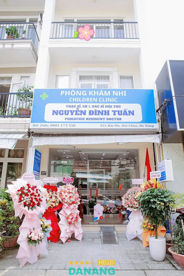 Phòng khám nhi bs Nguyễn Đình Tuấn: 42a Hải Hồ, P. Hải Châu