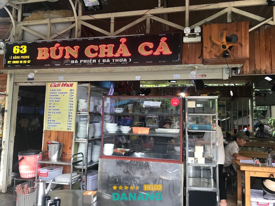 Bún chả cá Bà Phiến (Bà Thừa) Đà Nẵng