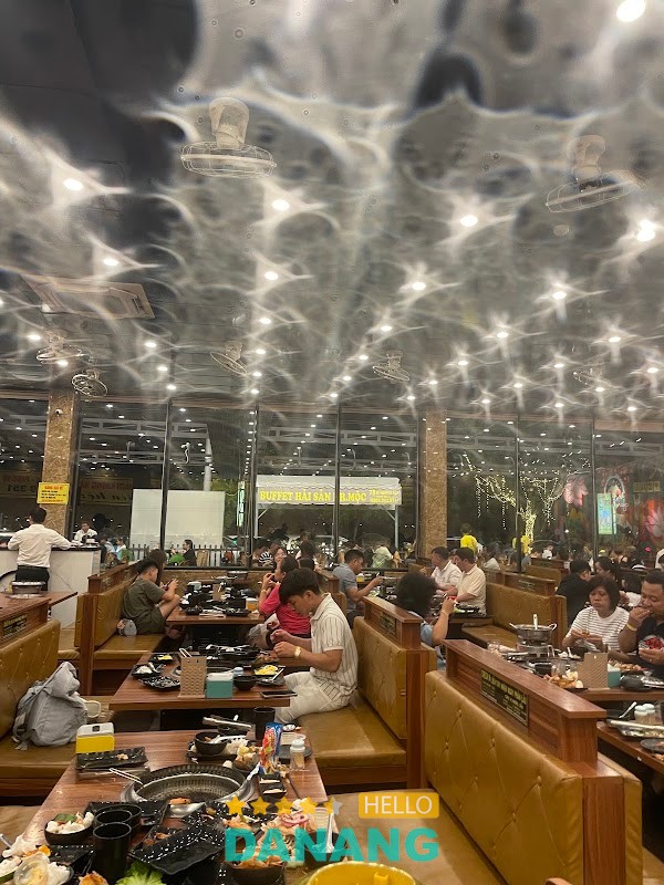 Không gian Buffet Mr Mộc Đà Nẵng