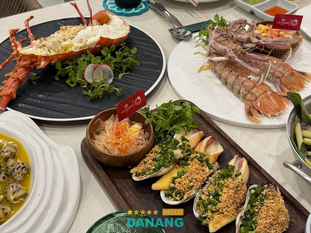 Không gian view biển tại My Hanh Seafood
