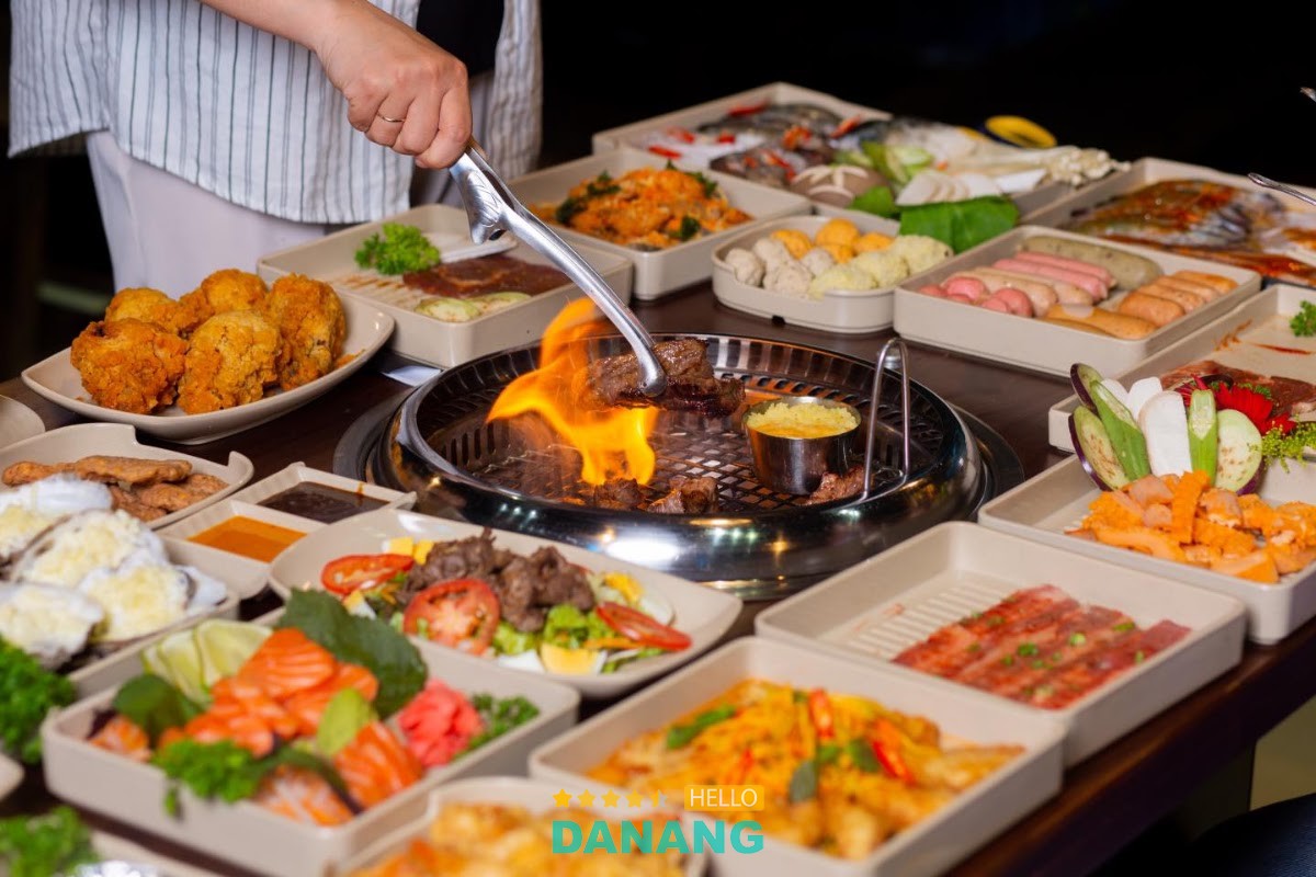 Món nướng tại Đom Đóm BBQ