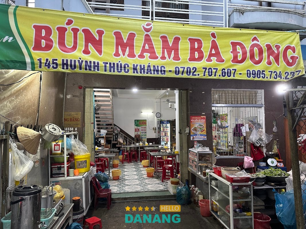Bún Mắm Bà Đông Đà Nẵng