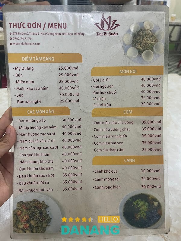 Quán chay Đại Bi Đà Nẵng – hình ảnh 3