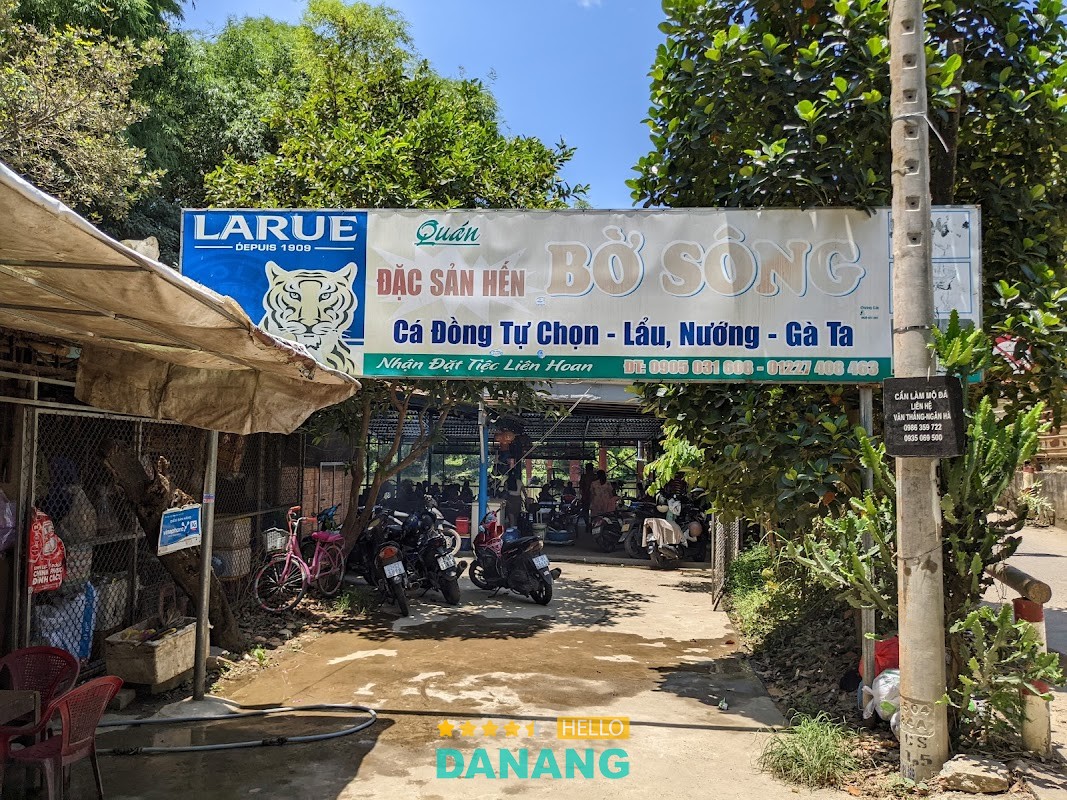 Quán nhậu bờ sông Điện Bàn
