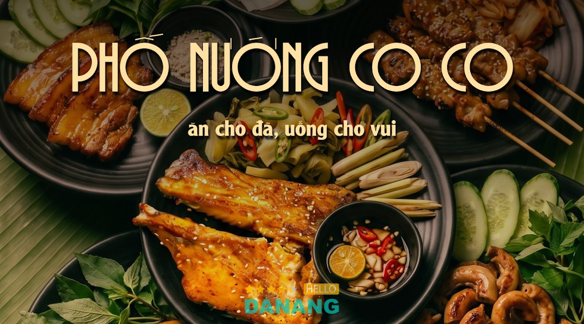 Món nướng tại Phố nướng Co Co