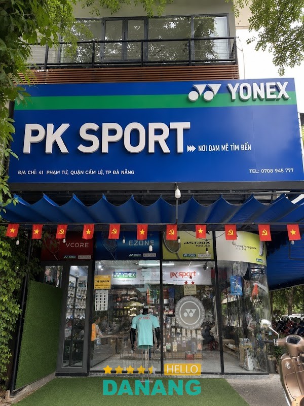 Vợt và giày tại PK SPORT Đà Nẵng