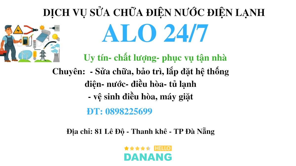 Dịch vụ ALO 24/7- Sửa chữa điện nước, điều hòa, tủ lạnh – hình ảnh 3