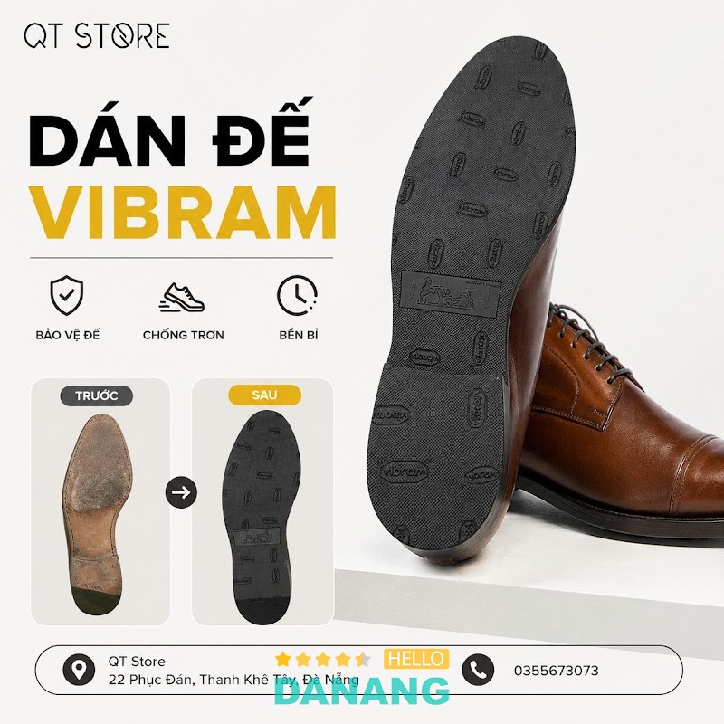 QT STORE Vệ sinh giày, túi xách, mũ, đồ da , sửa vợt Pickleball Đà Nẵng
