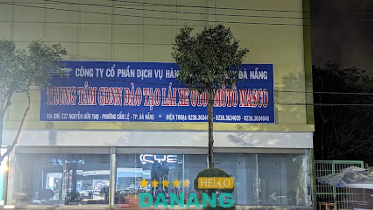 Trung tâm dạy lái xe MASCO: 727 Nguyễn Hữu Thọ, P. Cẩm Lệ