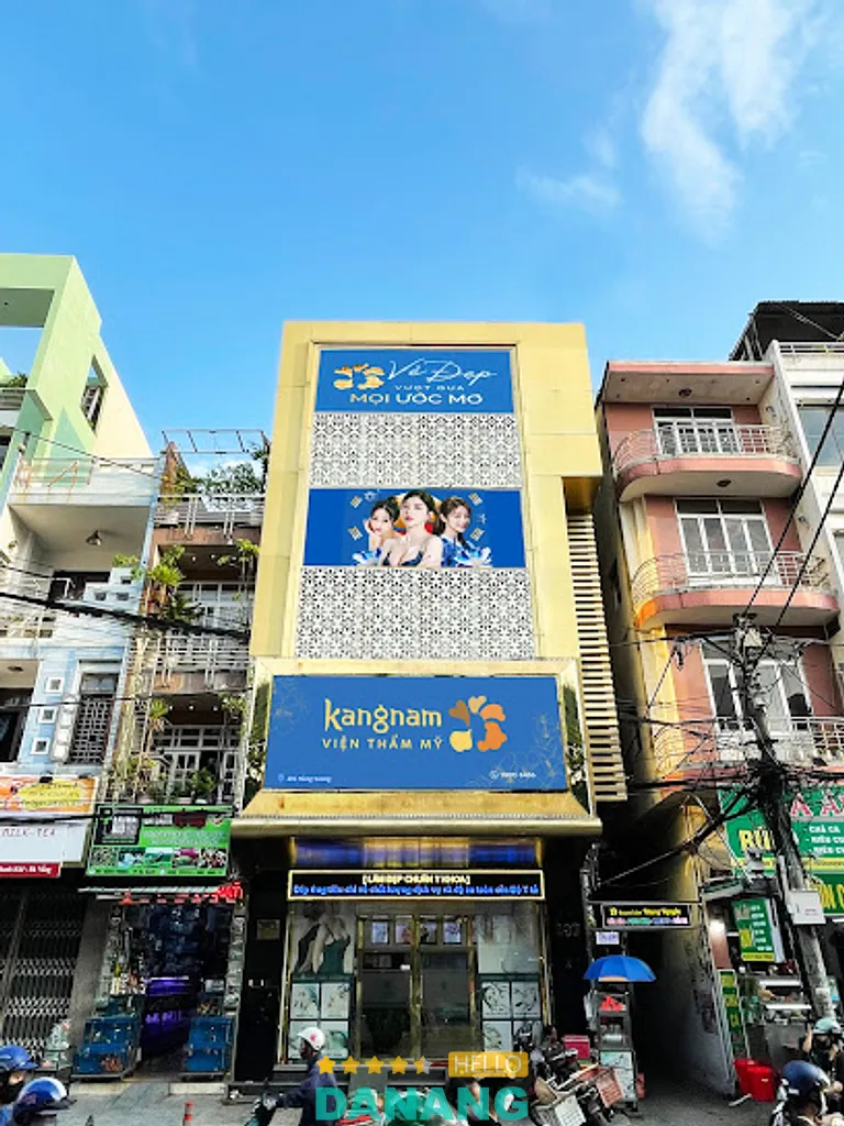 Viện thẩm mỹ Kangnam: 293 Hùng Vương, P. Thanh Khê